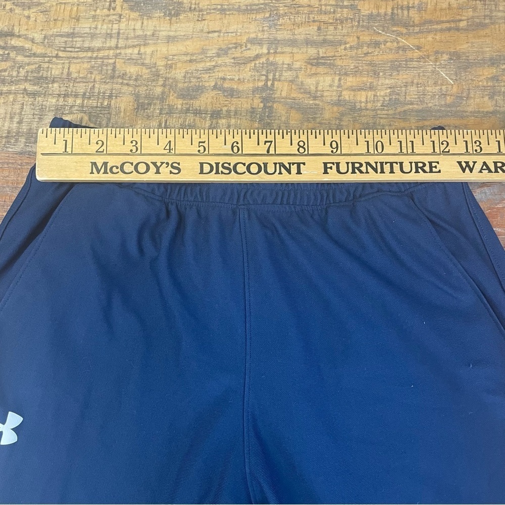 Under Armour men’s size small vital woven track athletic pants navy fitted - Picture 4 of 13